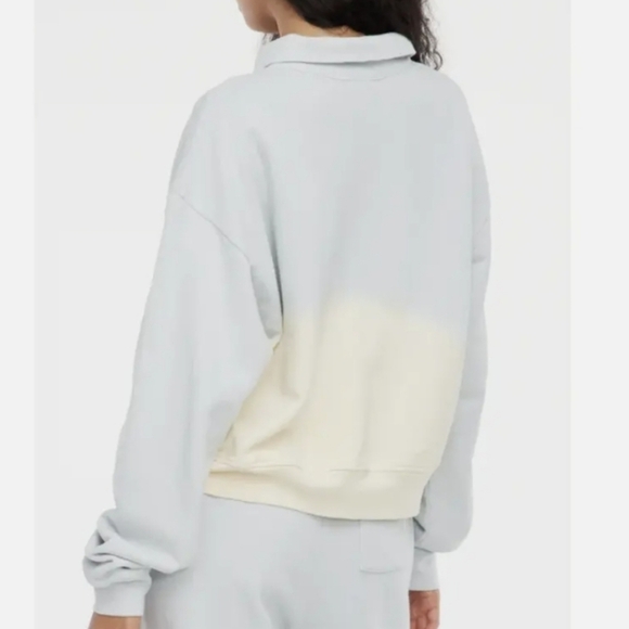 Lacausa Cosmo Zip Up Sweatshirt Two-Tone Cozy Vibes Size Large - Picture 2 of 12